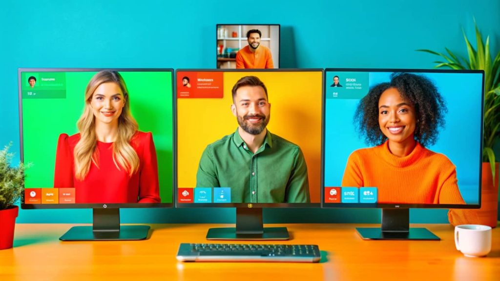 Content creators using AI text-to-video tools like Pictory, Lumen5, and Synthesia to produce engaging video content.