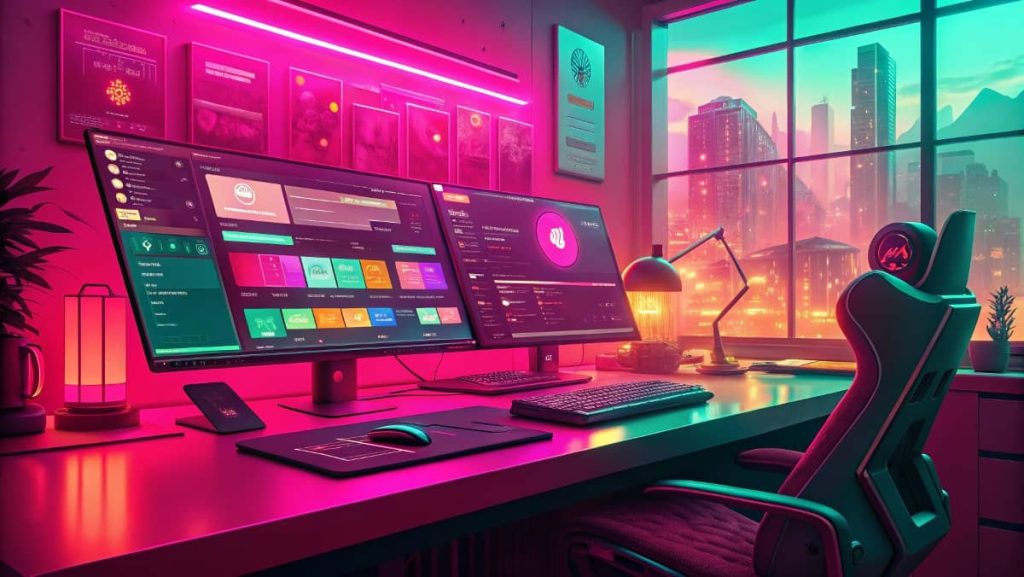 User organizing multiple tabs efficiently in Opera GX browser.